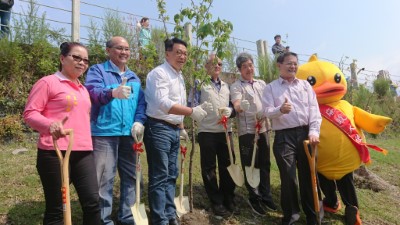 蘭陽溪溪濱公園植樹，構築全方位國土生態綠色網絡