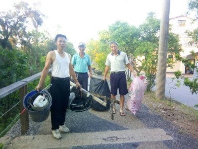 港口社區居民協助編號2703號保安林森林巡護、環境維護、災害通報等工作