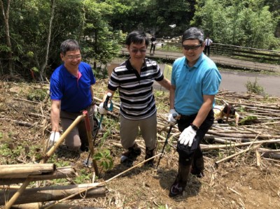 外貿協會捐款植樹、守護水源