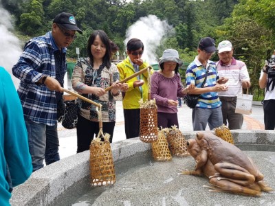 鳩之澤溫泉煮蛋區5月21日重新開放，展現在地風貌及絕佳景觀