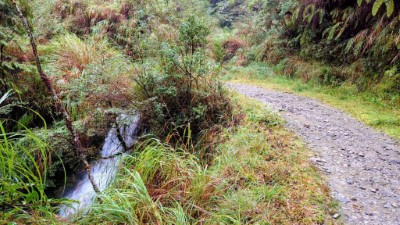 山區大雨水流量增加