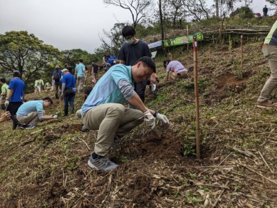 玉山金控志工、羅東處同仁植樹1