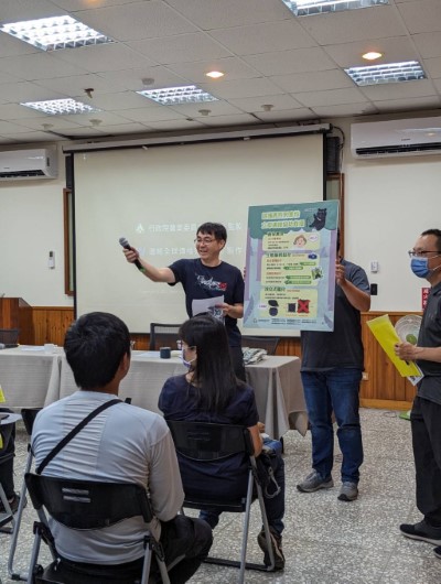 羅東林管處於防火座談會進行「臺灣黑熊生態服務給付示範計畫」宣導