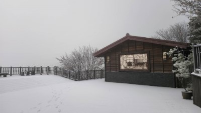 觀景平台雪景