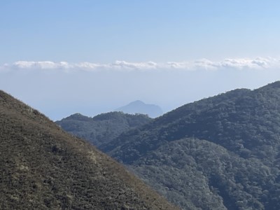 聖母步道終點在天氣好的狀況下可以看到龜山島