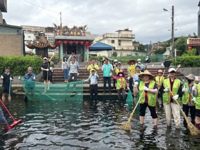 圖3、114年5月27日冬山鄉松樹門湧泉瀕危物種棲地營造活動參與者大合照