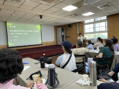 臺北市立動物園蔡昀陵區長，透過分享「從動物福祉與國際野動救援看臺灣案例」2