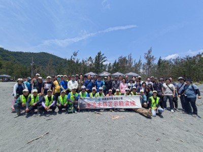 114年度跨機關汛期防災漂流木處理演練