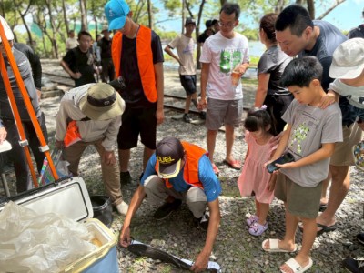 民眾對於外來魚移除成果相當驚奇