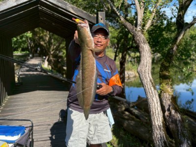 釣到大魚，獲得最重獎