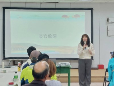 新北市政府農業局林務科殷書韻科長致詞