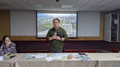 林業保育署宜蘭分署鄧副分署長江山說明逐步形塑宜蘭河溪廊道友善治理的目標