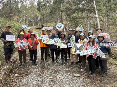 威健實業股份有限公司×臺灣寬尾鳳蝶ESG生物多樣性專案_保育行動大合照